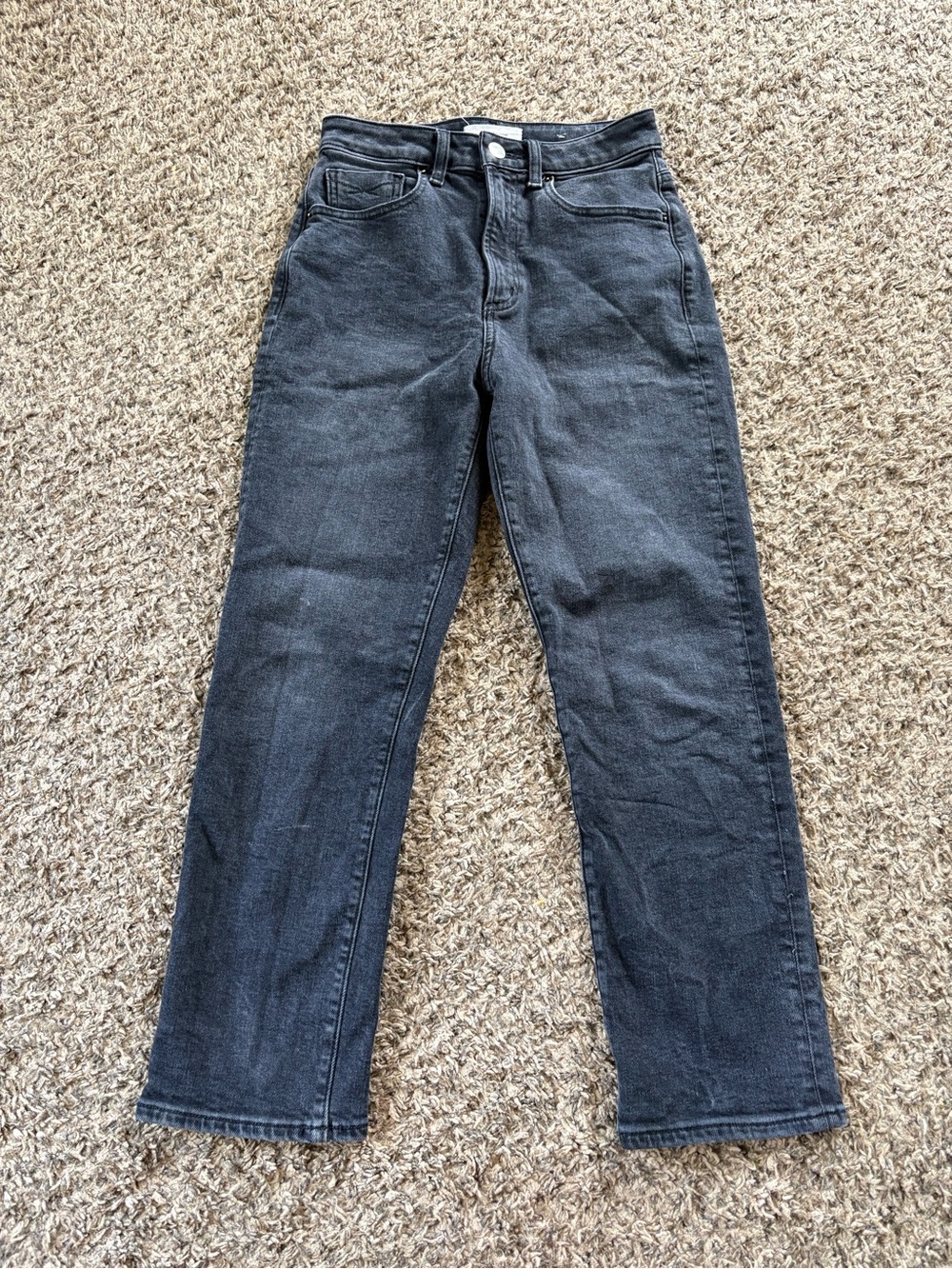 Revtown Decade Denim Women's Straight Gray‎ Stretch Organic Cotton Jeans